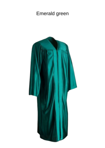 Academic shiny gown