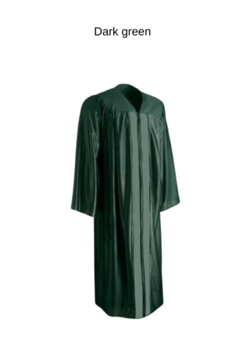 Academic shiny gown