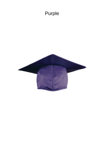 Graduation shinny finish cap