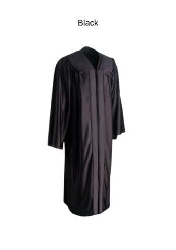 Academic shiny gown