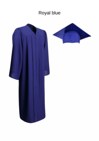 Academic matte finish gown