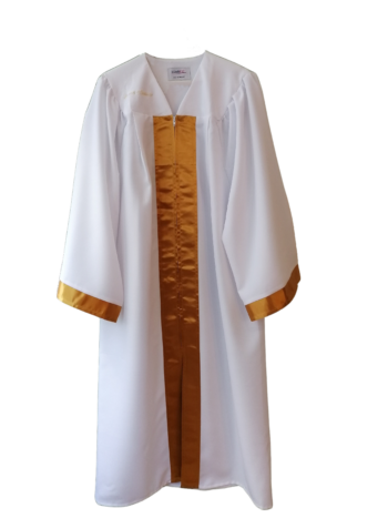 Academic two-colored gown